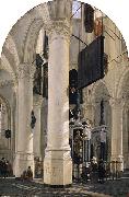 unknow artist The tomb of Willem I in the Nieuwe Kerk in Delft Sweden oil painting artist